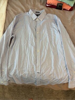 Banana Republic Pale Blue Oxford Button-Down Shirt
